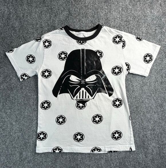 star wars Other - Star Wars Darth Vader Imperial Symbols T-Shirt Youth Medium 10/12 White